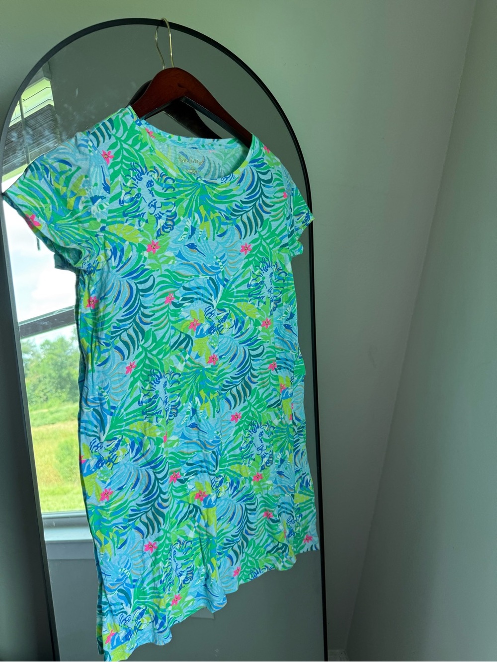 Lilly Pulitzer Girls Mini Cody dress size XL 14 16 multi Via Parigi